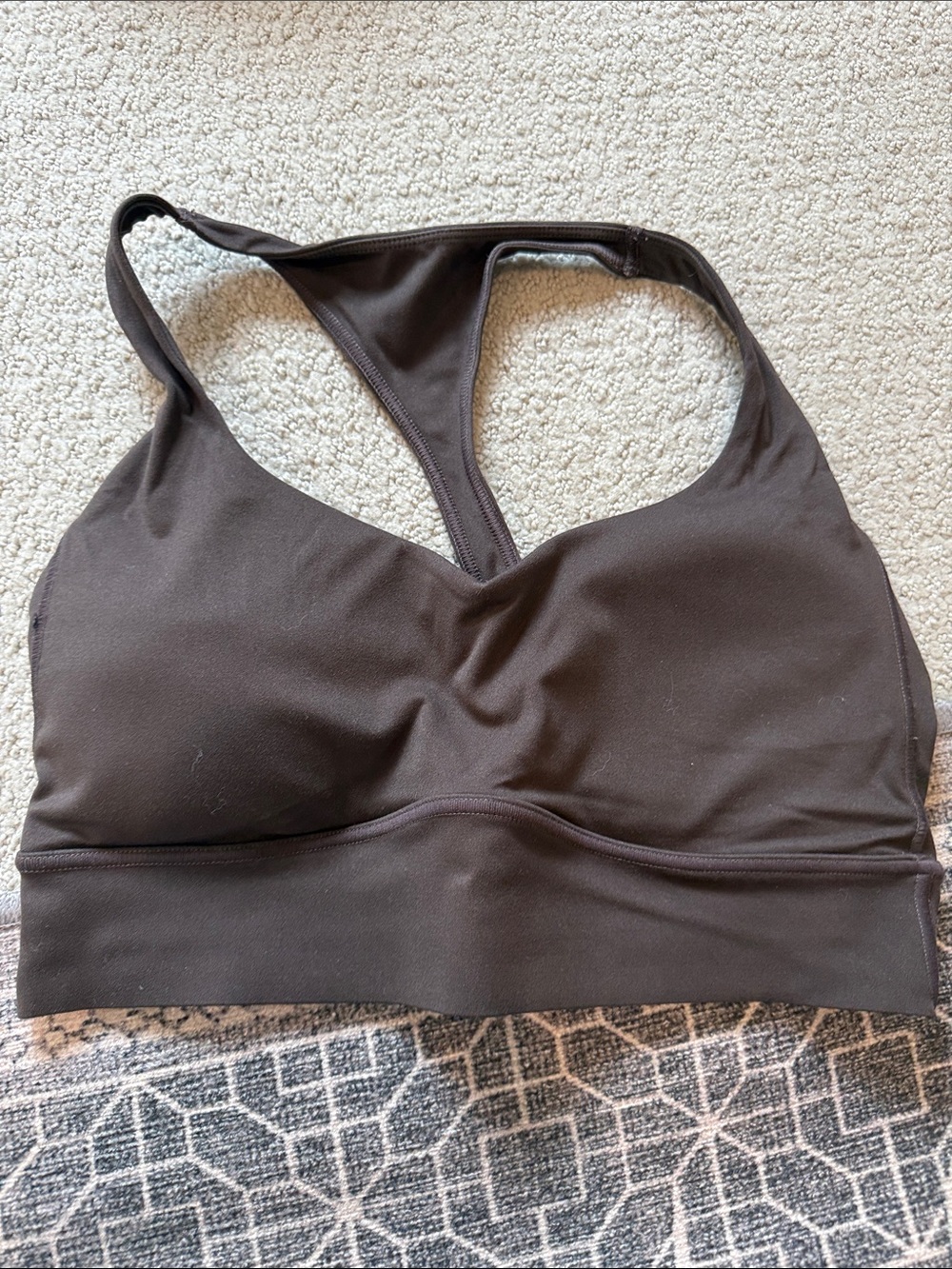 Buffbunny collagen sports bra cold brew